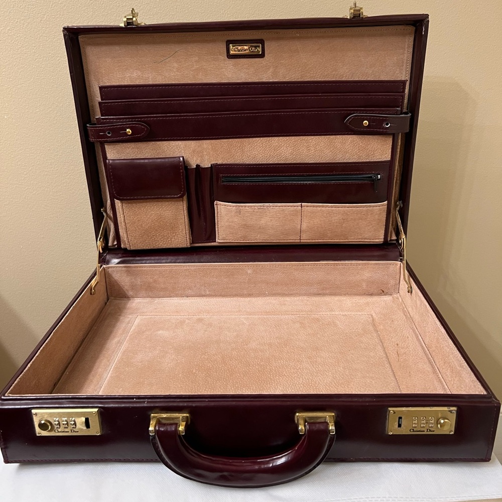 Christian Dior vintage (1975) Briefcase EUC